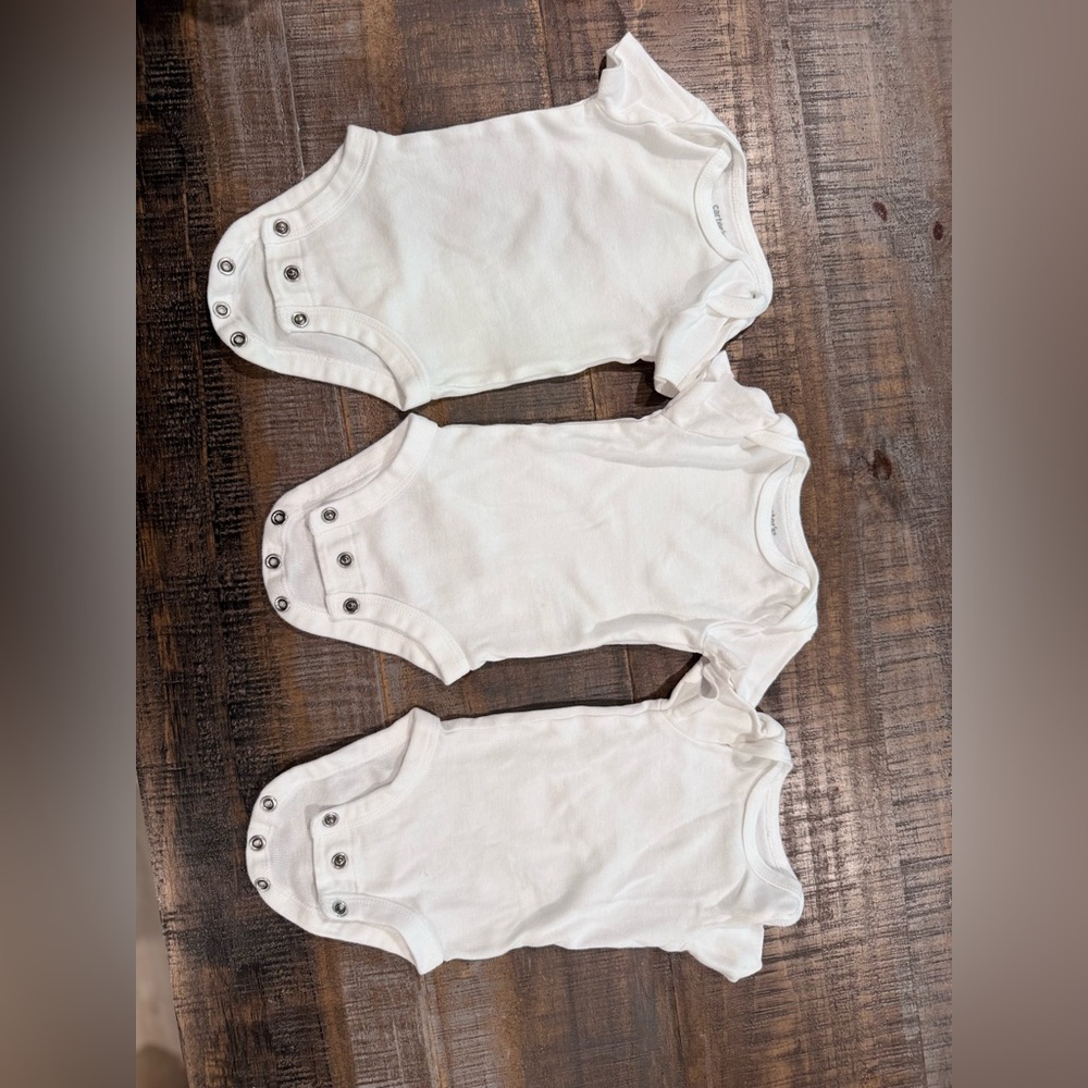 Carter's White Bodysuits for Kids